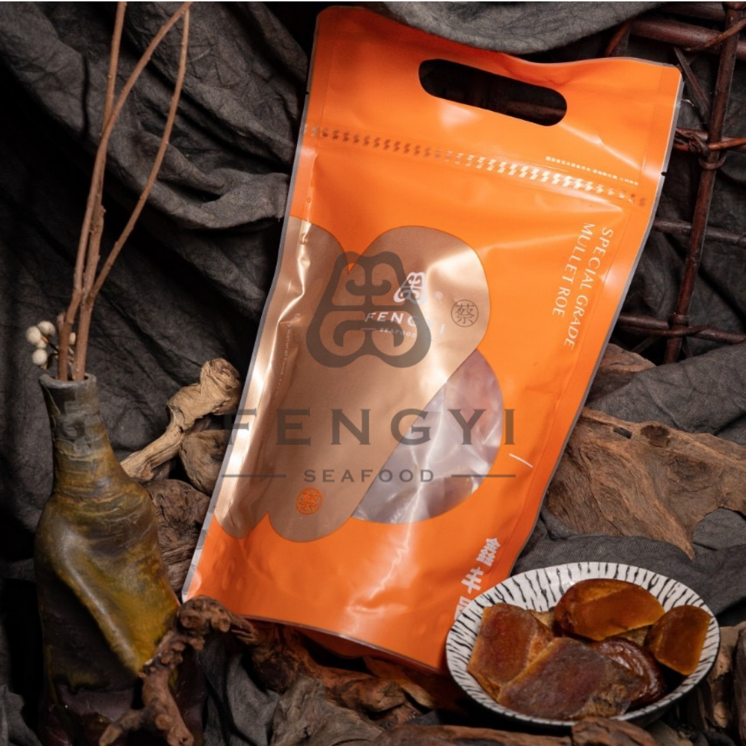 一口吃 碳烤厚切烏魚子【150g】